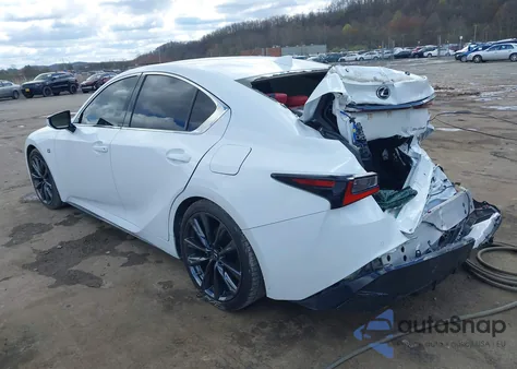 2021 Lexus Is 350 F Sport из США, поврежденный, VIN JTHGZ1B28M5046000